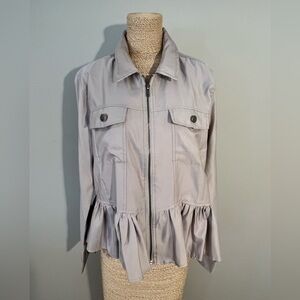 Mystree Light Beige Utility Jacket